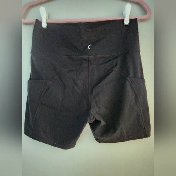 Zyia Active Luxe Drawstring (Removed) Hustle Athletic Shorts Black Large 4" - Picture 6 of 9